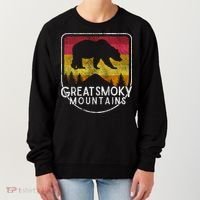 Great Smoky Mountains National Park Retro Gift Women's Sweatshirt thumb 0