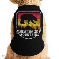 Great Smoky Mountains National Park Retro Gift Doggie Tank thumb 0