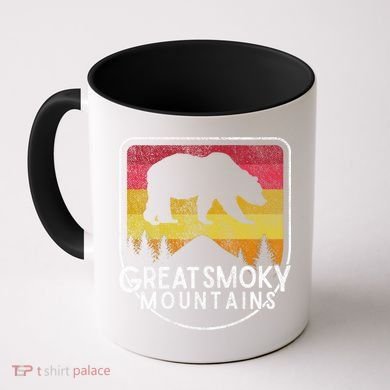 Great Smoky Mountains National Park Retro Gift Coffee Mug