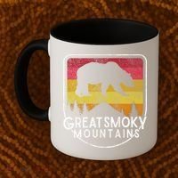 Great Smoky Mountains National Park Retro Gift Coffee Mug thumb 2