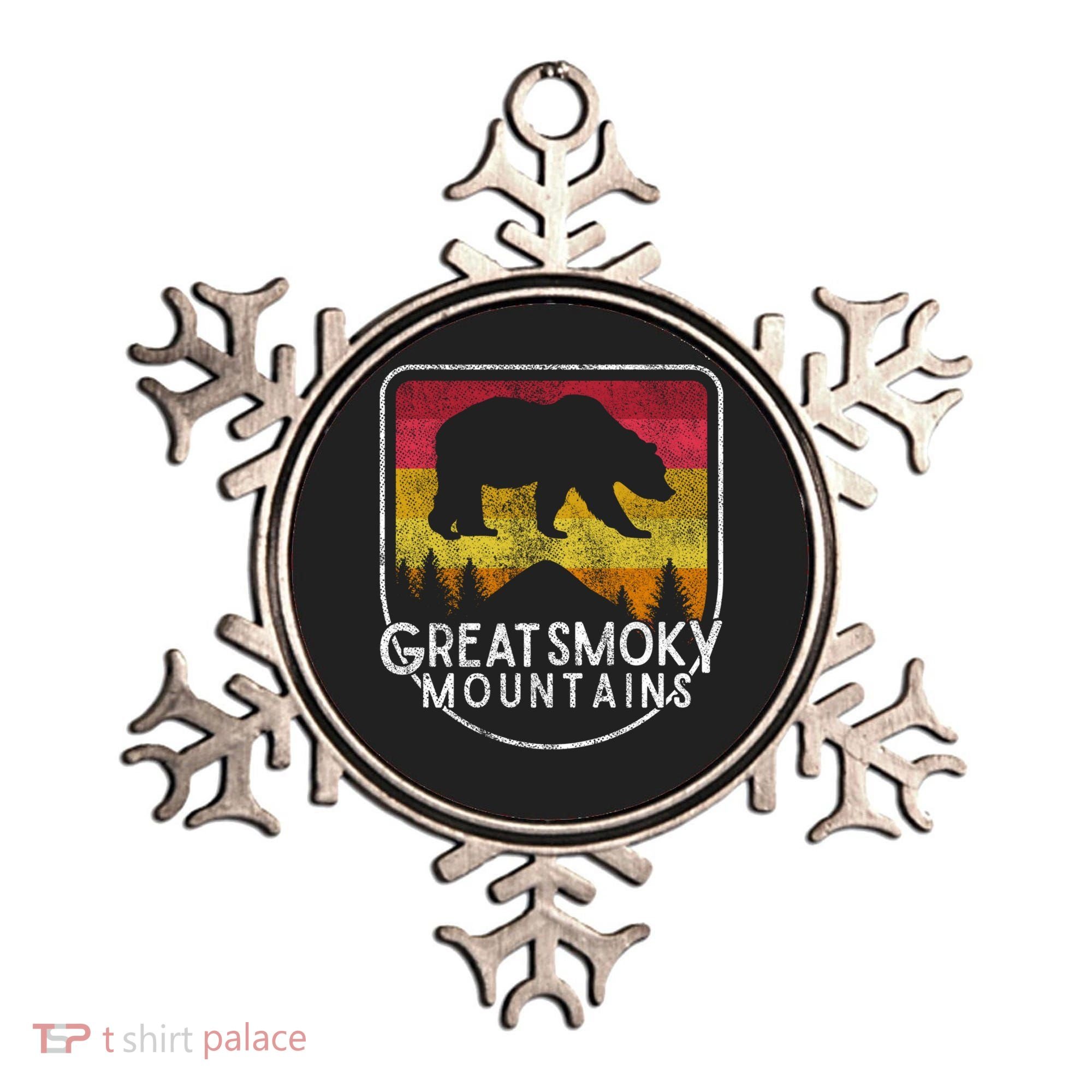 Great Smoky Mountains National Park Retro Gift Ornament