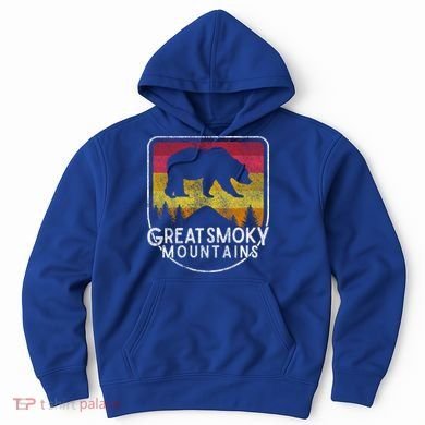 Great Smoky Mountains National Park Retro Gift Hoodie