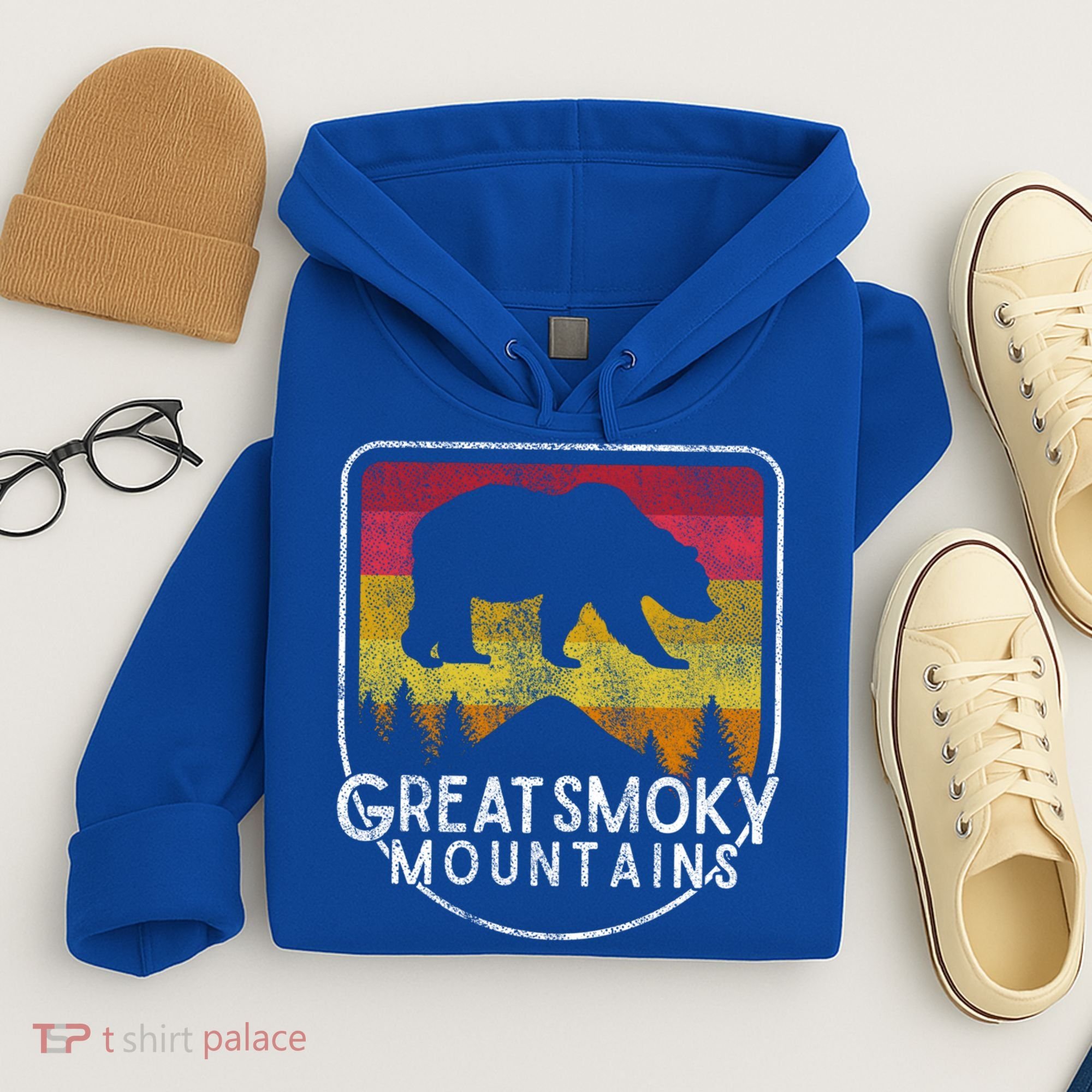 Great Smoky Mountains National Park Retro Gift Hoodie
