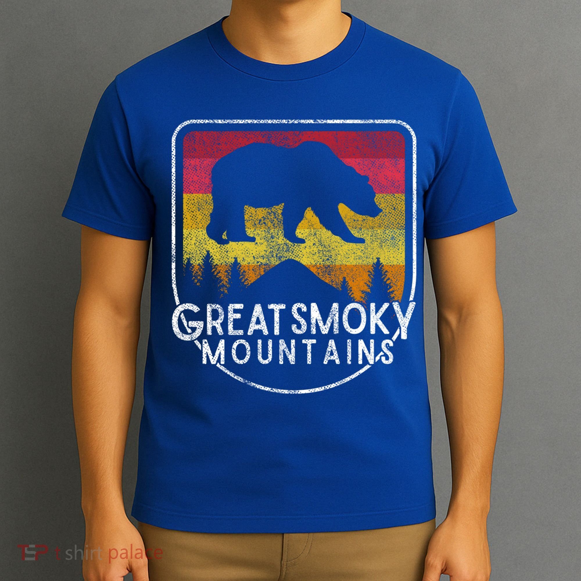 Great Smoky Mountains National Park Retro Gift T-Shirt
