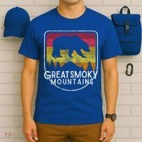 Great Smoky Mountains National Park Retro Gift T-Shirt thumb 6