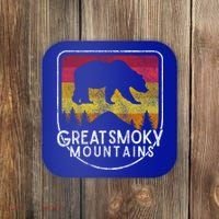 Great Smoky Mountains National Park Retro Gift Coaster thumb 0