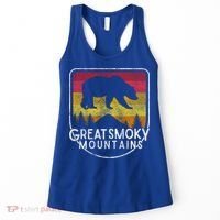 Great Smoky Mountains National Park Retro Gift Women's Tank Top thumb 0