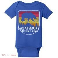Great Smoky Mountains National Park Retro Gift Baby Bodysuit thumb 0