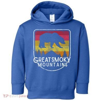Great Smoky Mountains National Park Retro Gift Toddler Hoodie
