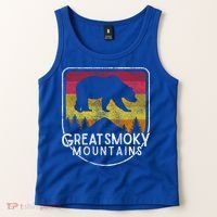 Great Smoky Mountains National Park Retro Gift Tank Top thumb 2