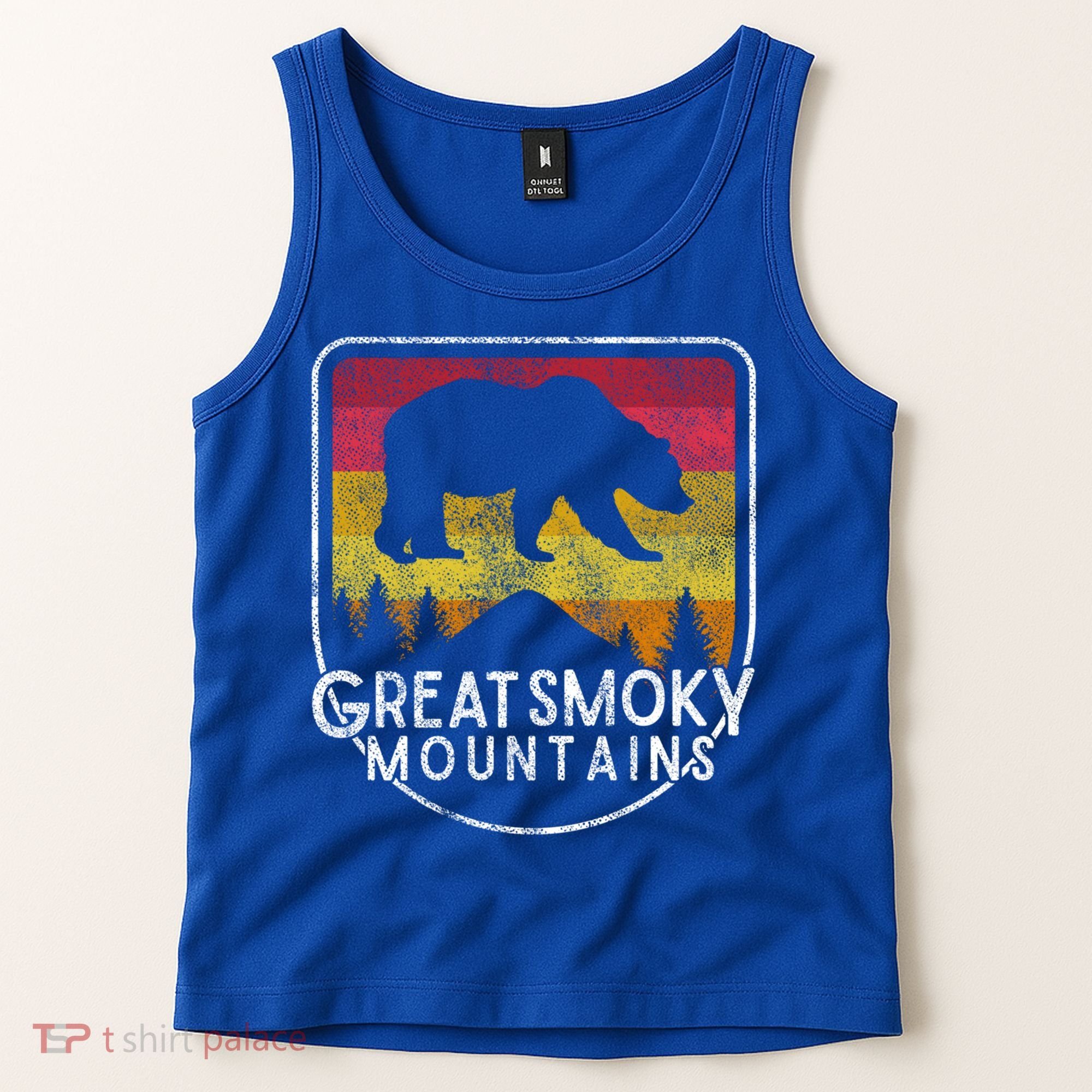 Great Smoky Mountains National Park Retro Gift Tank Top