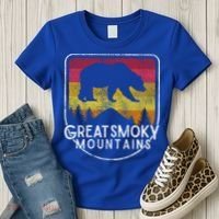 Great Smoky Mountains National Park Retro Gift Women's T-Shirt thumb 3