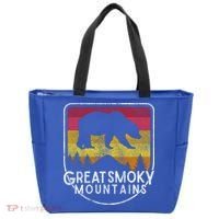 Great Smoky Mountains National Park Retro Gift Tote Bag thumb 0