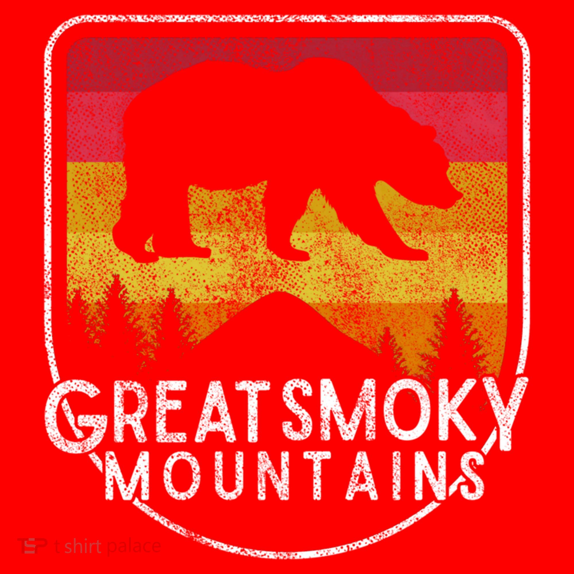 Great Smoky Mountains National Park Retro Gift Santa Hat