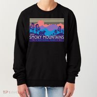 Great Smoky Mountains National Park Retro Scenery Women's Sweatshirt thumb 0