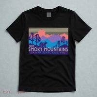 Great Smoky Mountains National Park Retro Scenery T-Shirt thumb 5