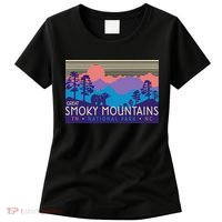 Great Smoky Mountains National Park Retro Scenery Women's T-Shirt thumb 0