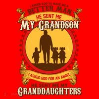 God Sent Me My Grandson And Granddaughters Santa Hat thumb 1
