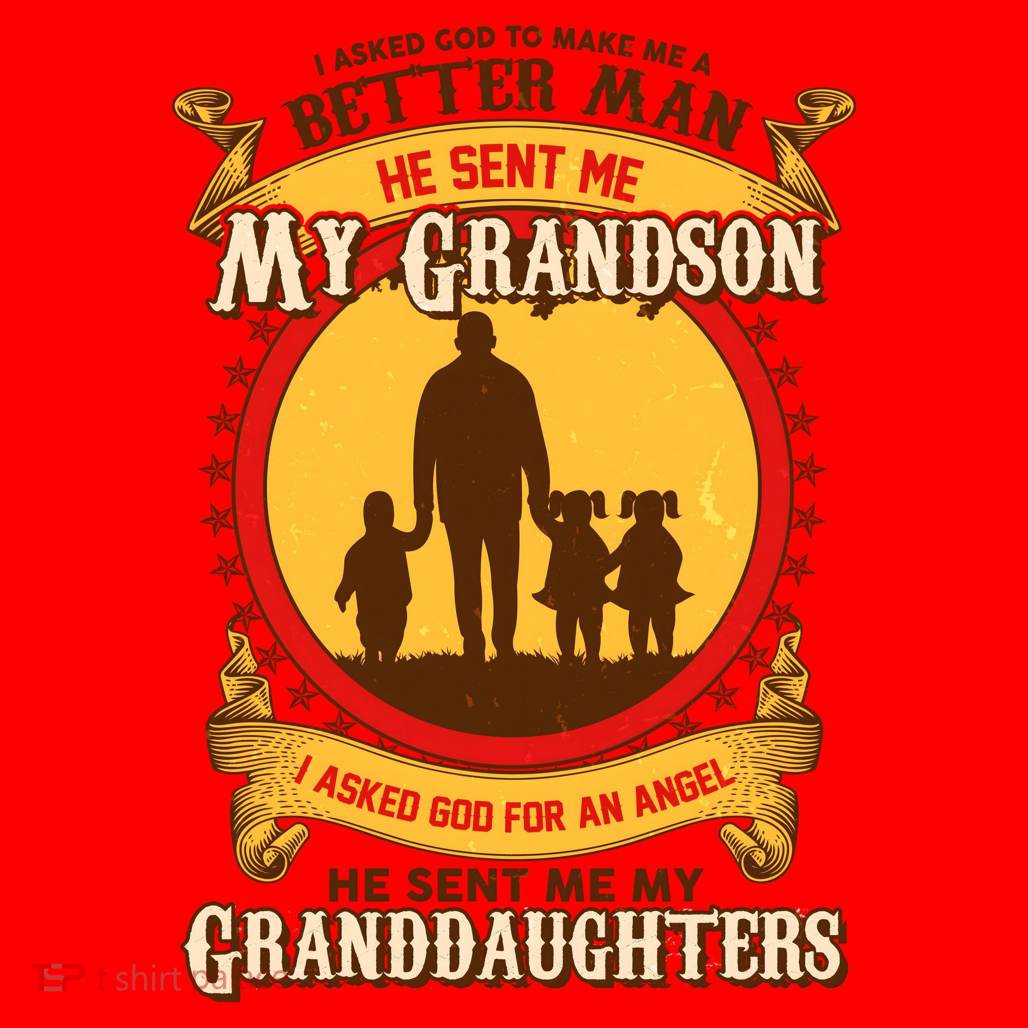 God Sent Me My Grandson And Granddaughters Santa Hat
