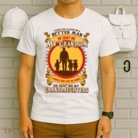 God Sent Me My Grandson And Granddaughters T-Shirt thumb 6