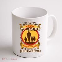 God Sent Me My Grandson And Granddaughters Coffee Mug thumb 1