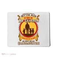 God Sent Me My Grandson And Granddaughters Mousepad thumb 0