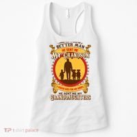 God Sent Me My Grandson And Granddaughters Women's Tank Top thumb 0