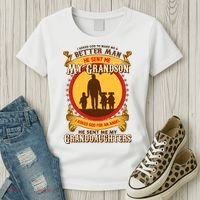 God Sent Me My Grandson And Granddaughters Women's T-Shirt thumb 3