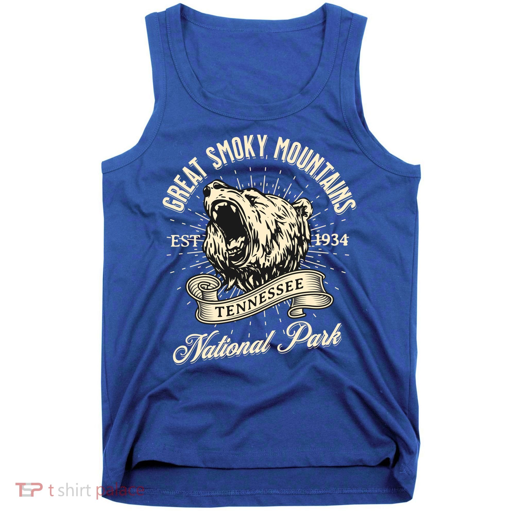 Great Smoky Mountains National Park Tennessee Bear Hike Meaningful Gift Tank Top