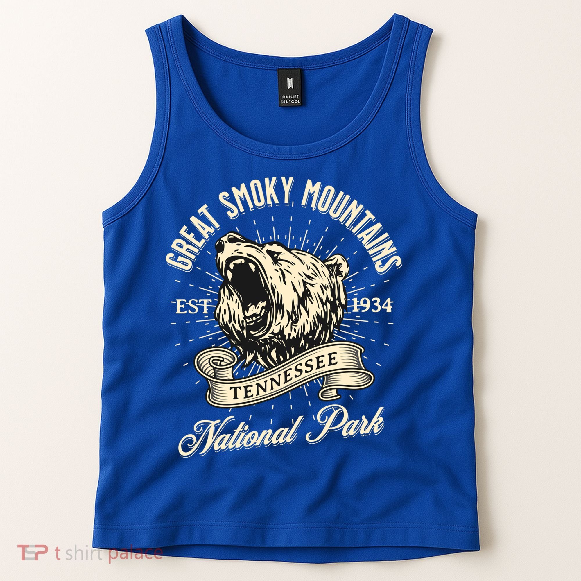 Great Smoky Mountains National Park Tennessee Bear Hike Meaningful Gift Tank Top