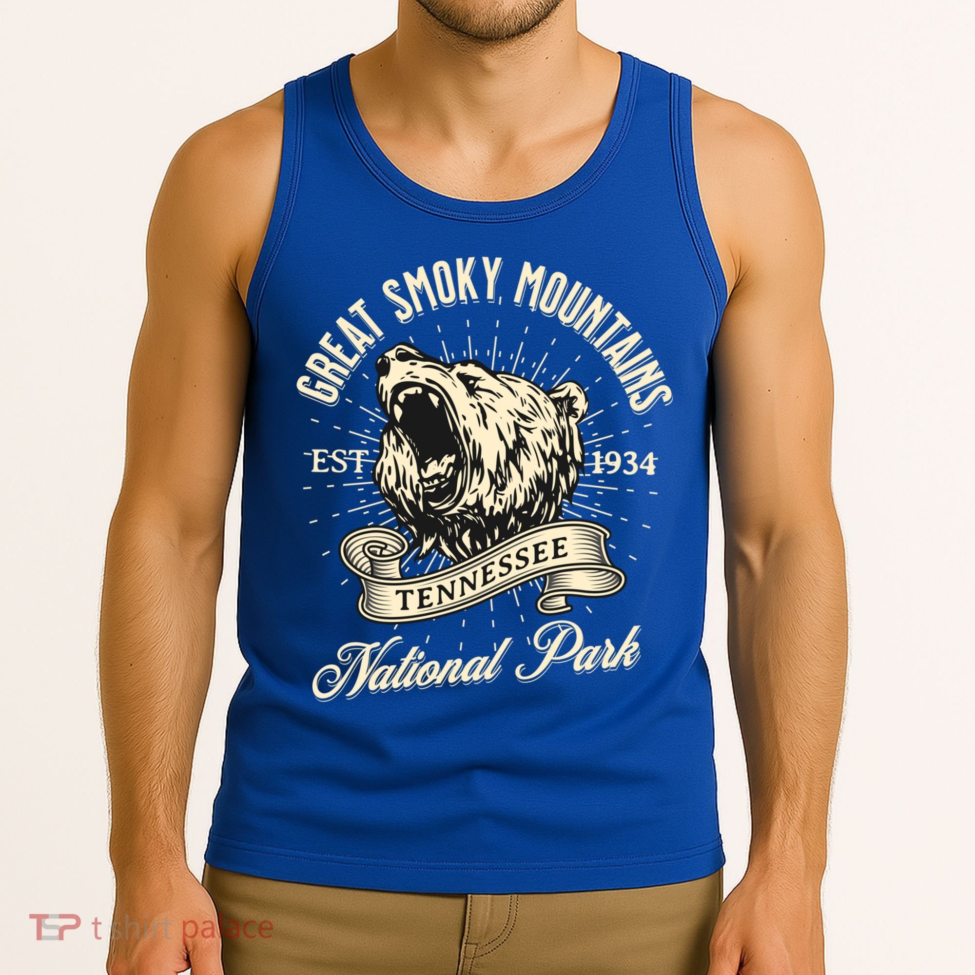 Great Smoky Mountains National Park Tennessee Bear Hike Meaningful Gift Tank Top