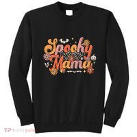 Groovy Spooky Mama Retro Halloween Ghost Witchy Spooky Mom Sweatshirt thumb 0