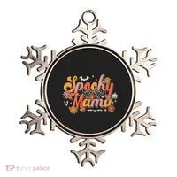 Groovy Spooky Mama Retro Halloween Ghost Witchy Spooky Mom Ornament thumb 0
