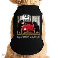 Great Smoky Mountain Bears Hey Look A Menu Doggie Tank thumb 0