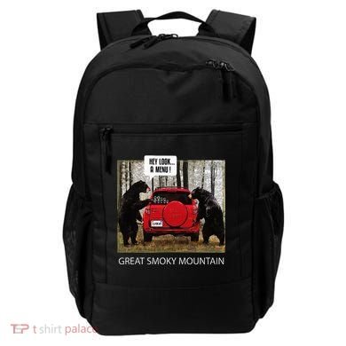 Great Smoky Mountain Bears Hey Look A Menu Backpack