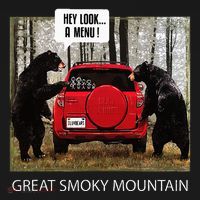 Great Smoky Mountain Bears Hey Look A Menu Women's Hoodie thumb 2
