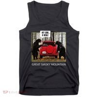 Great Smoky Mountain Bears Hey Look A Menu Tank Top thumb 0