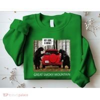 Great Smoky Mountain Bears Hey Look A Menu Sweatshirt thumb 2