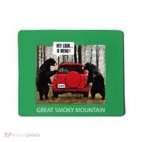 Great Smoky Mountain Bears Hey Look A Menu Mousepad thumb 0