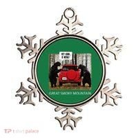 Great Smoky Mountain Bears Hey Look A Menu Ornament thumb 0