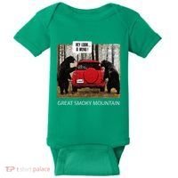Great Smoky Mountain Bears Hey Look A Menu Baby Bodysuit thumb 0