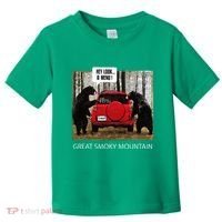 Great Smoky Mountain Bears Hey Look A Menu Toddler T-Shirt thumb 0