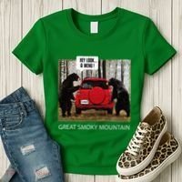 Great Smoky Mountain Bears Hey Look A Menu Women's T-Shirt thumb 3