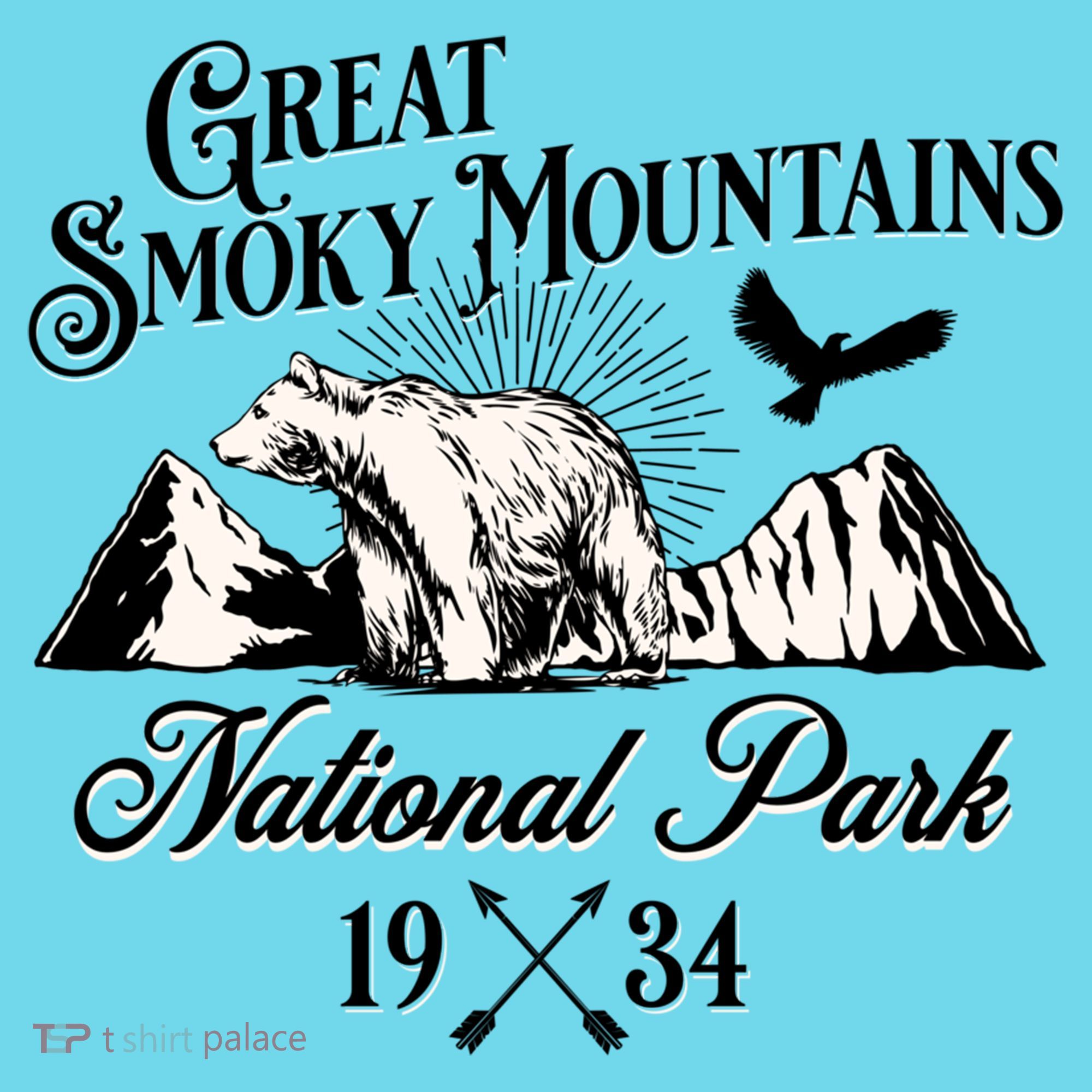 Great Smoky Mountains National Park Tennessee Bear Outdoors Gift Long Sleeve Shirt