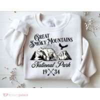 Great Smoky Mountains National Park Tennessee Bear Outdoors Gift Sweatshirt thumb 2