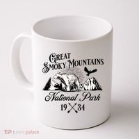 Great Smoky Mountains National Park Tennessee Bear Outdoors Gift Coffee Mug thumb 0