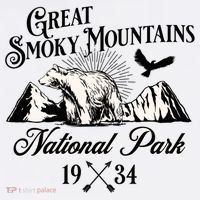 Great Smoky Mountains National Park Tennessee Bear Outdoors Gift Women's Hoodie thumb 2