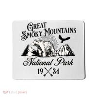Great Smoky Mountains National Park Tennessee Bear Outdoors Gift Mousepad thumb 0