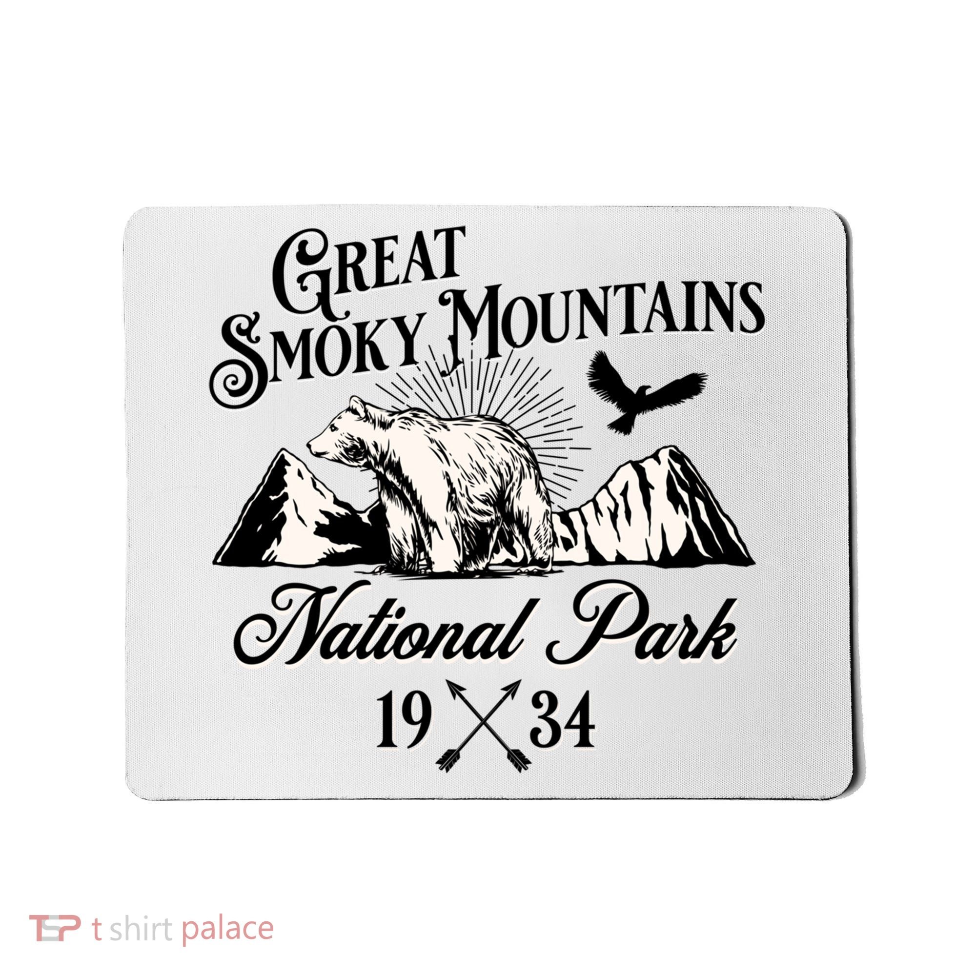 Great Smoky Mountains National Park Tennessee Bear Outdoors Gift Mousepad