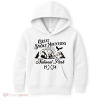 Great Smoky Mountains National Park Tennessee Bear Outdoors Gift Kids Hoodie thumb 0